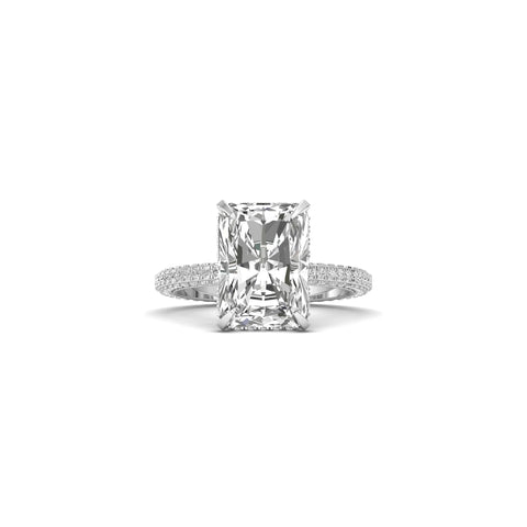 Circle Radiance- Striking Round Lab-Grown Diamond Ring