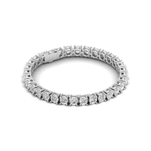 Circling Brilliance - Exquisite Lab Grown Diamond Round Bracelet