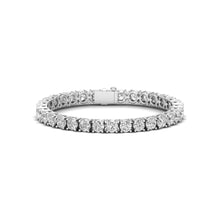 Circling Brilliance - Exquisite Lab Grown Diamond Round Bracelet