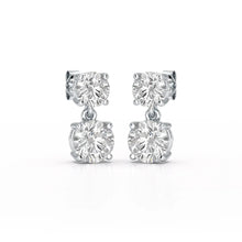 Classic Radiance - 5.10 CT Round Cut Lab Diamond Earrings