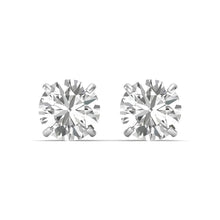 Dazzling Allure - Timeless Elegance Round-Cut Diamond Earrings