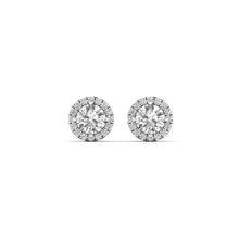 Dazzling Brilliance - Exquisite Round Lab-Grown Diamond Earrings