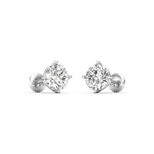 Dazzling Rounds- Exquisite Diamond Earring in Round Brilliance