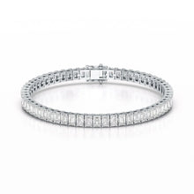 Elegance - Emerald Cut Lab Diamond Tennis Bracelet