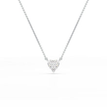 Enduring Love - 1 Carat Lab Diamond Heart Pendant