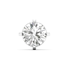 Effortless Elegance - Round-Cut Diamond Pendant