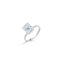 Eternal Embrace - Cushion & Round Diamond Ring