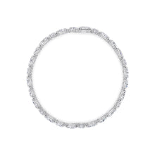 Harmony in Shapes - Oval and Marquise Shaped Diamond Bracelet