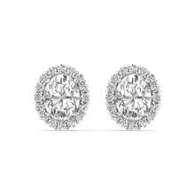 Harmony in Symmetry Round and Oval Shape Diamond Earrings