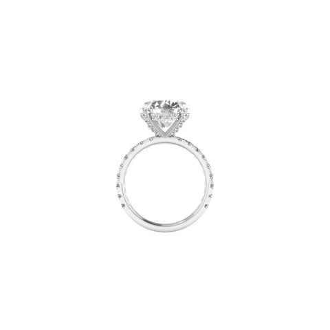 Infinite Sparkle Captivating Round Brilliance Diamond Ring