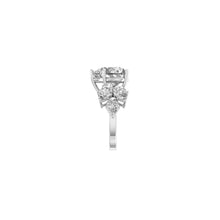 Love’s Reflection Heart and Pear Shaped Diamond Ring