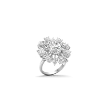 Opulent Harmony Diamond Ring in Oval, Mix Pear & Marquise