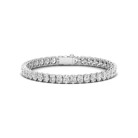 Oval Radiance - Timeless Lab Grown Oval Shaped Diamond Bracelet