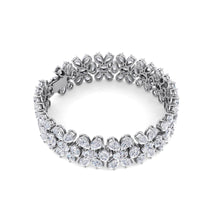 Pear Elegance - Bracelet Adorned with Lab-Grown Diamonds