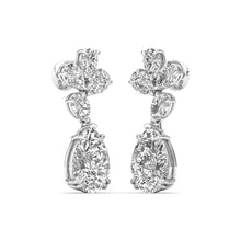 Pearlescent Perfection - Lab-Grown Pear Shaped Diamond Earrings