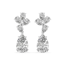 Pearlescent Perfection - Lab-Grown Pear Shaped Diamond Earrings