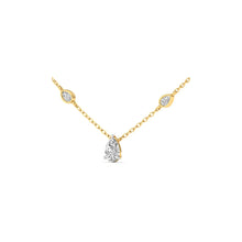 Radiant Grace - Pear-Cut Diamond Pendant for Effortless Elegance