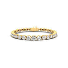 Radiant Harmony - Timeless Round Shape Diamond Bracelet