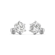 Radiant Rounds - Exquisite Round-Cut Diamond Earrings