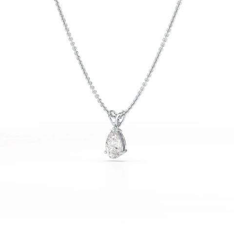 Sophisticated Splendor - 1 Carat Pear Shaped Diamond Pendant