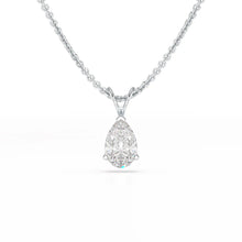 Sophisticated Splendor - 1 Carat Pear Shaped Diamond Pendant