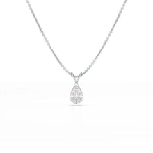 Sophisticated Splendor - 1 Carat Pear Shaped Diamond Pendant