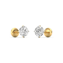 Timeless Glamour - Sparkling Round-Cut Diamond Earrings