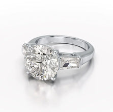 Timeless Treasures- 6.56 CT Three Stone Lab Diamond Ring